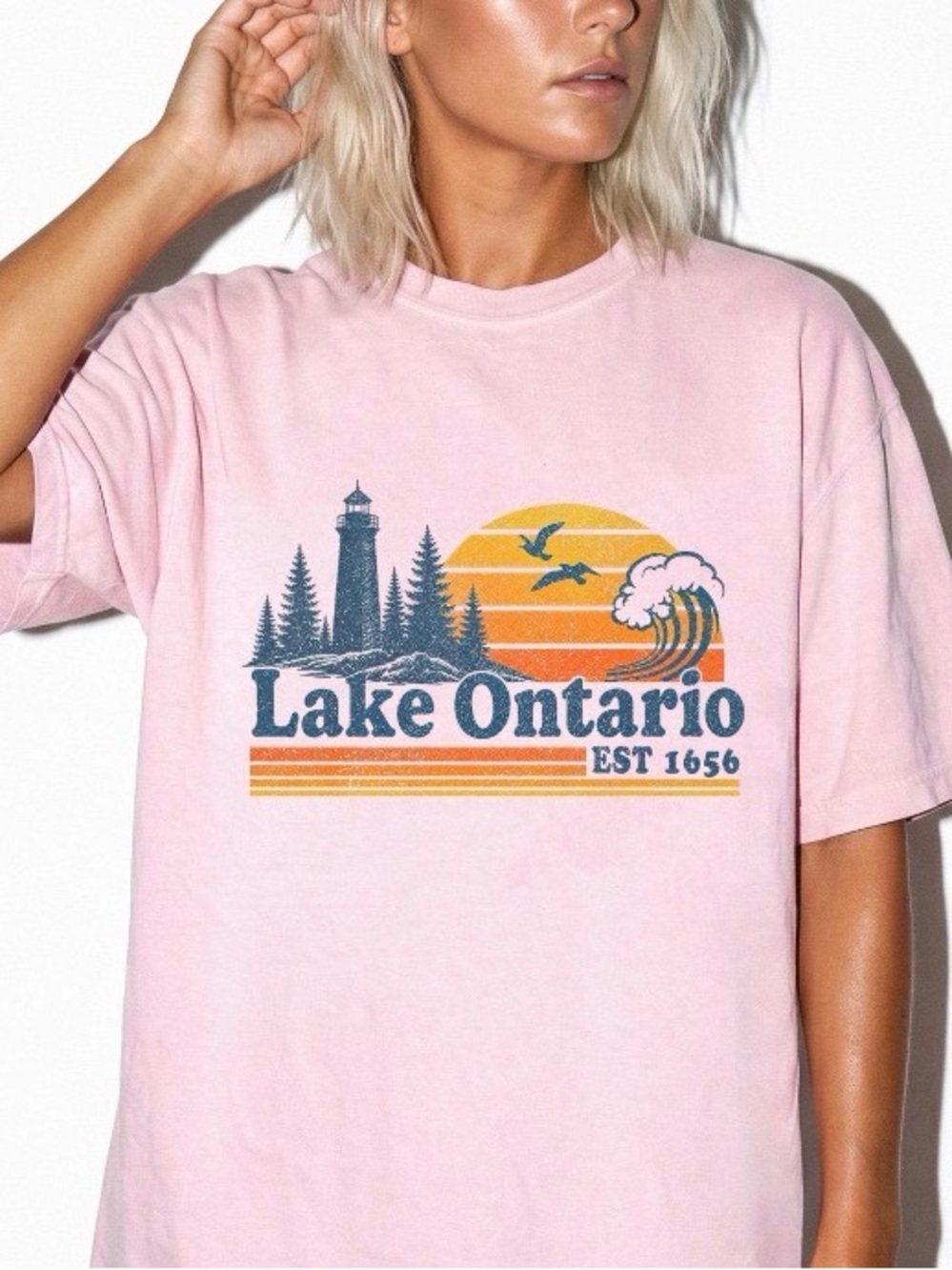 Vintage Lake Ontario Great Lakes Shirt, Vintage Quiet Activism Tee, Subtle Anti